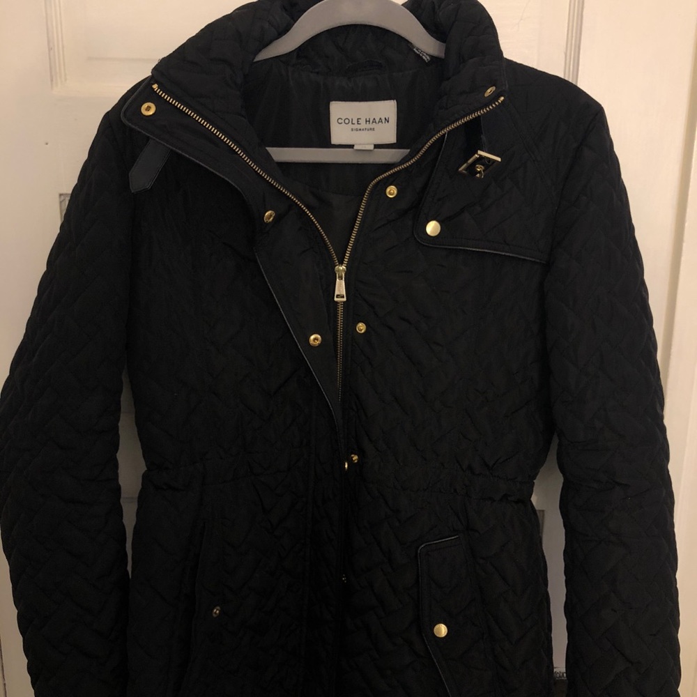 Classy black Cole Hann jacket - Picture 6 of 12
